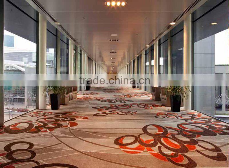 Luxury Axminster hotel carpet wth fire proof