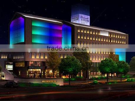 driver inside & easy installation DMX 512 with digital board LED wall washer light