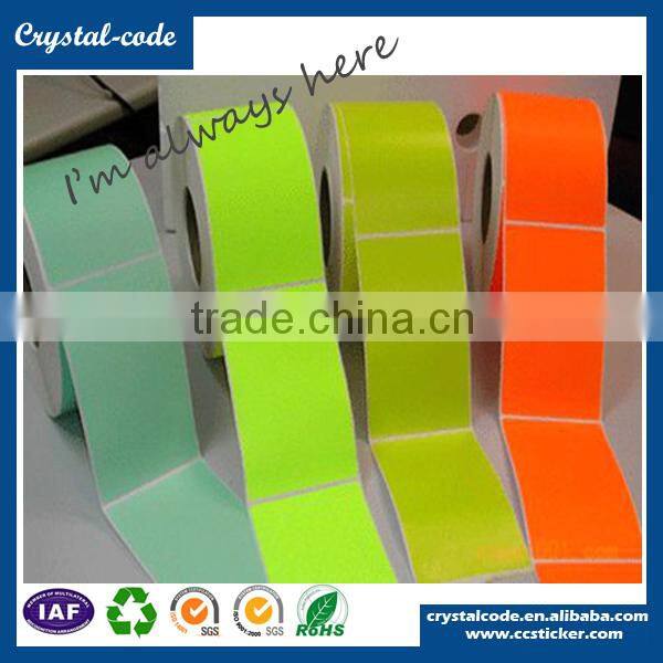 Printing customized normal fluorescent sticker