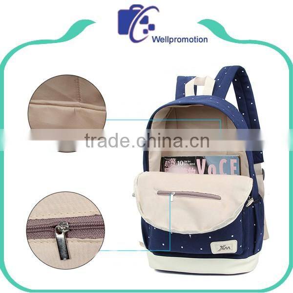 Wholesale multifunctional school backpack children / girl polyester backpack