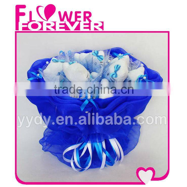 Kitty Bouquet Royal Blue Wedding Gifts