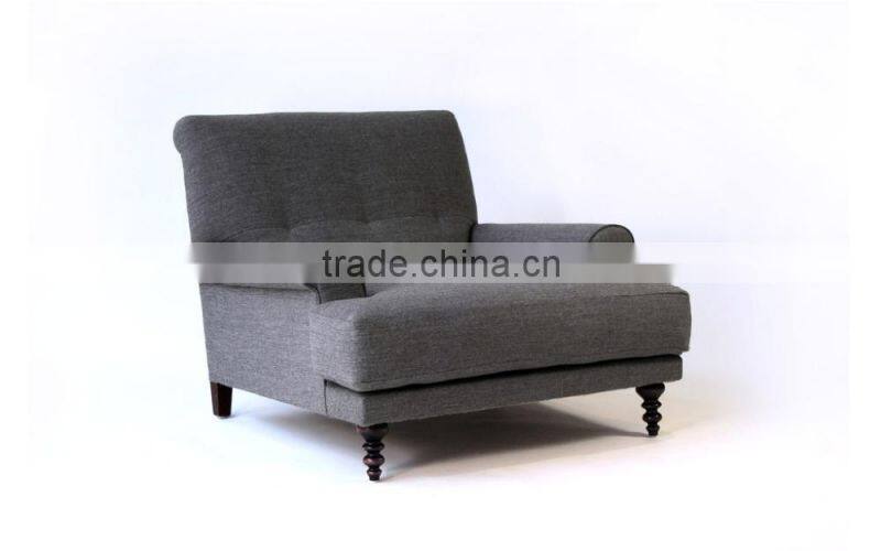 lougue style hotel room chair wood frame armchair YB70159