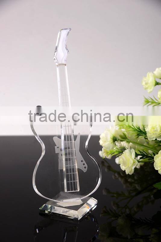 High quality Crystal musical instrument for souvenirs