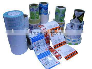 custom size round sticker with different material