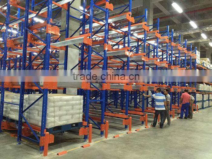 CE/ISO/TUV Certificates Warehouse Rack Use Steel Structure Shuttle Racking