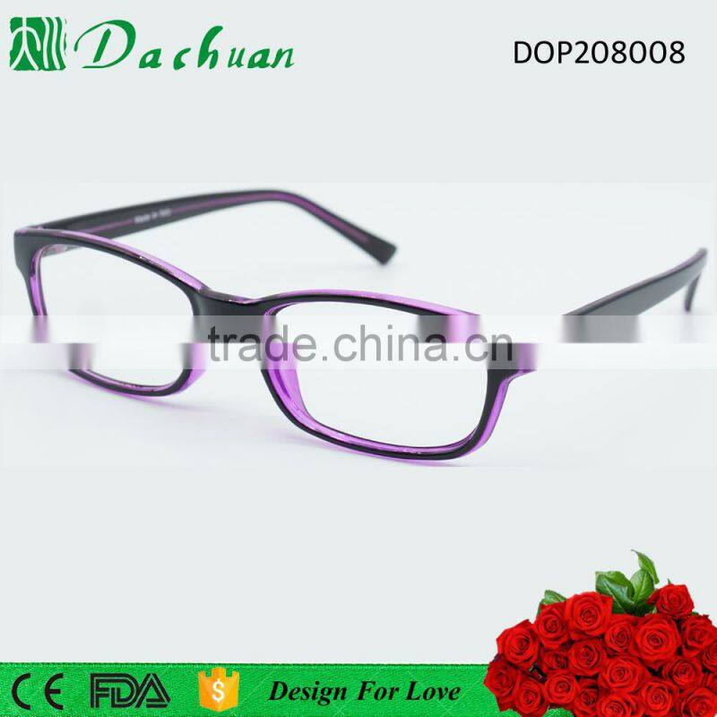 Easy design hot sale high quality CP injection fake acetate sport optical eyeglasses frames