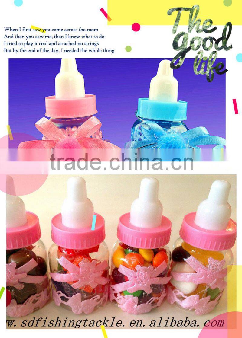 lovely baby plastic nursing bottle for baby gift