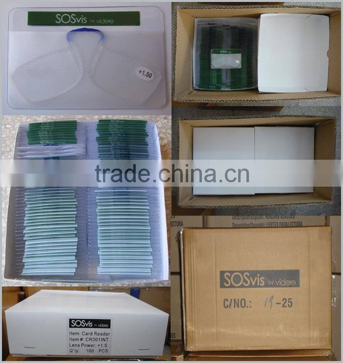 2015 Small frame reading glasses with metal case;Wholesale reading glasses;Slim Metal reading glasses with pen box