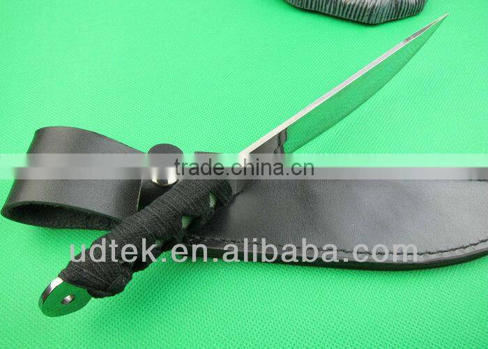 Mirror Surface With Black Belt Handle Small Knife Pocket Knife Outdoor Tools UDTEK01313