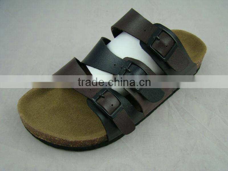 Fashionable cork slippers for men