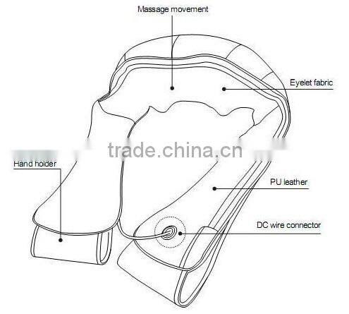 Fashion electronic wellness massage belt