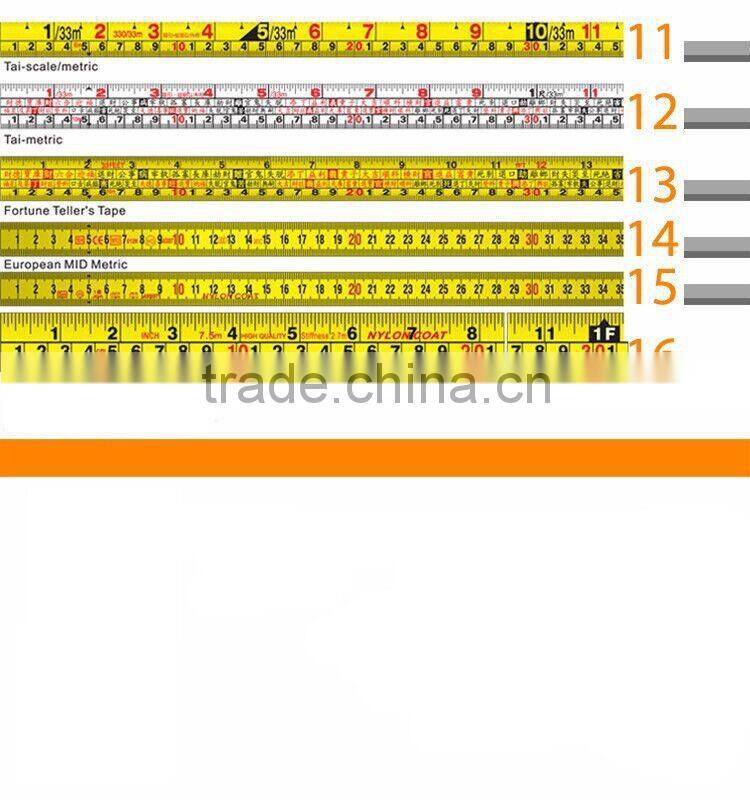 3m 5m 7.5m 8m 10m popular beautiful steel tape measuring , tape measure