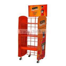 modular metal gallon water bottle display rack HSX-3494