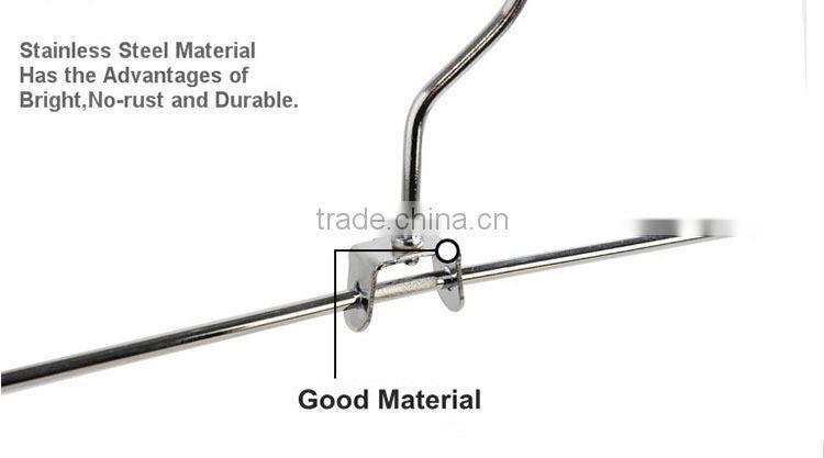 Stainless Steel Pants Hanger, Metal Wire Hanger for Trousers