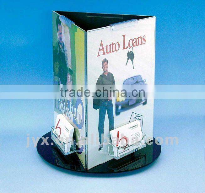 fashionable simple design acrylic flyer holder
