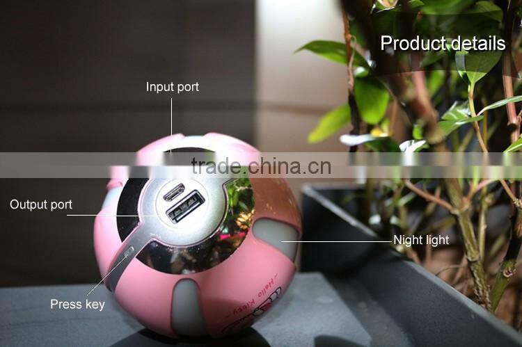 New Arrival Pokemon Go Ball Power Bank 10000mAh Charger With LED Light for Pokemon Go AR Games