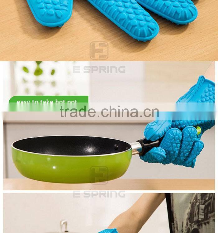 Silicone Oven Mitts,Heat-resistant Grill BBQ baking silicon glove