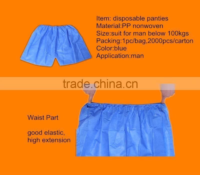 Popular Disposable Sauna Pants Nonwoven Short Pants