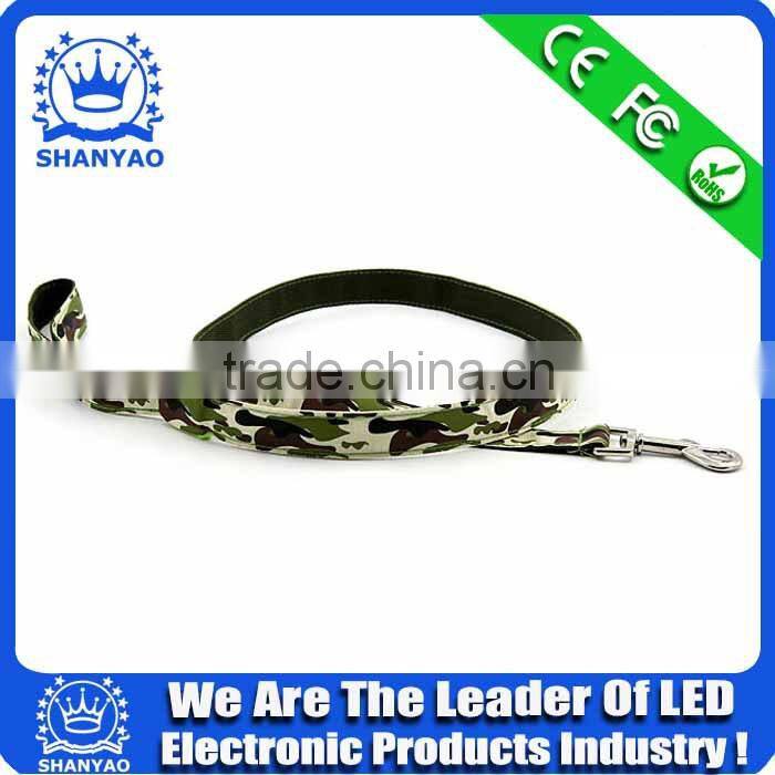 2015 Hot Selling LED Glowing Pet training Leash