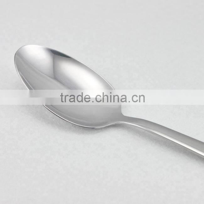 Laser logo design stainless steel dinner spoon and fork