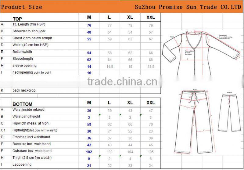 100% rayon printing night suit for ladies' home wear