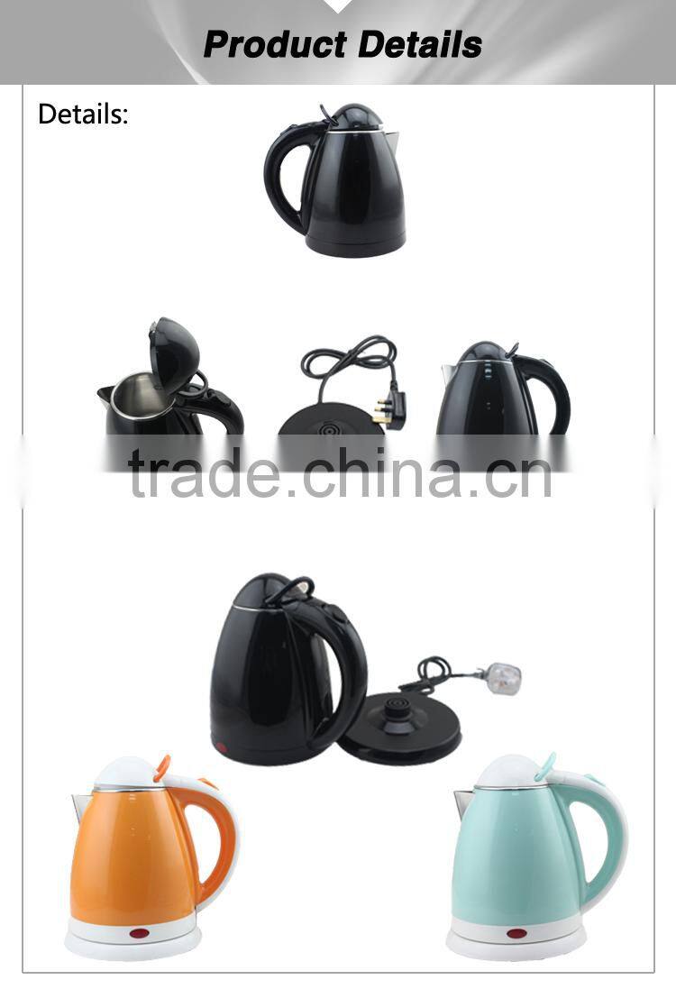 1350W Chinese famous controller high quality PP wrapping double wall electric fast kettle