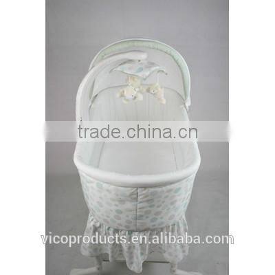 with Mobile arm baby cot baby crib baby swing bassinet