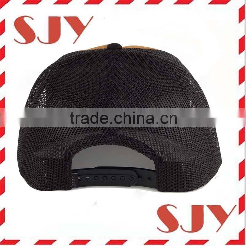 Flat brim mesh trucker cap wholesale sport baseball cap and hat