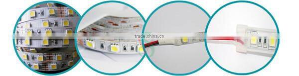 Top sale SMD5050 60led per meter 14.4w high brightness led strip for showcase decoration
