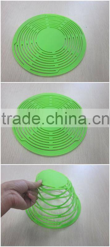 Various charming hollow shape silicone table mat / placemat /cup mat