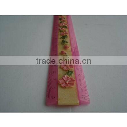 wholesale transparent 12' 30cm plastic ruler