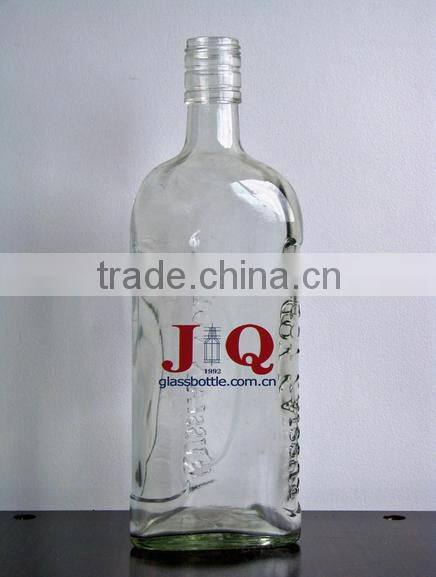 High quanlity glass cognac bottle