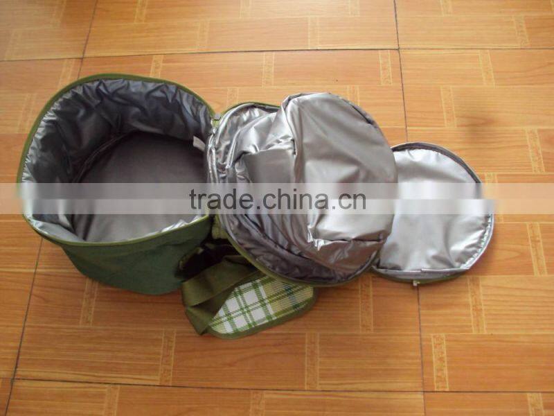 Green cooler bag bbq grill YH28010
