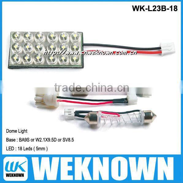 BA9S18led Car led light 12v led ceiling car dome light led car roof light