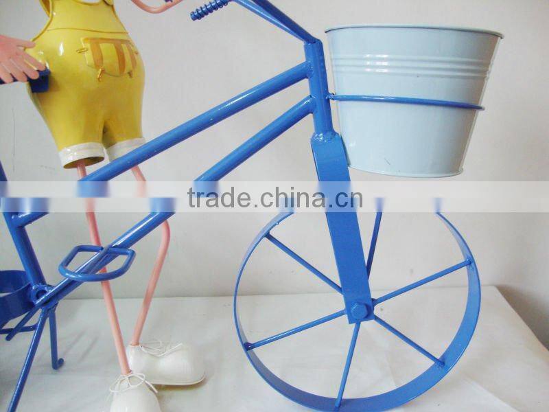 metal garden decor pot animal