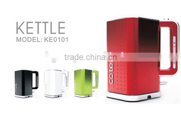 Best Sale high quality 3000W 1.5L electric kettle 360 cordless dots design with CE/GS/CB/ROHS/LFGB/BSCI