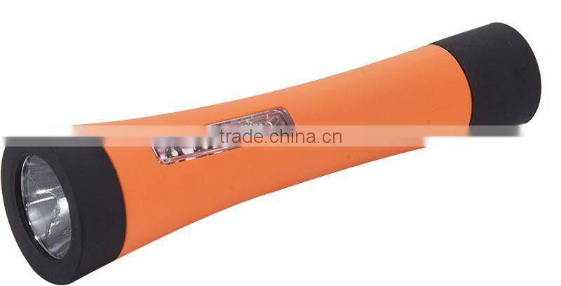 Colorful working lamp 3* AAA battery operated emergency torch light