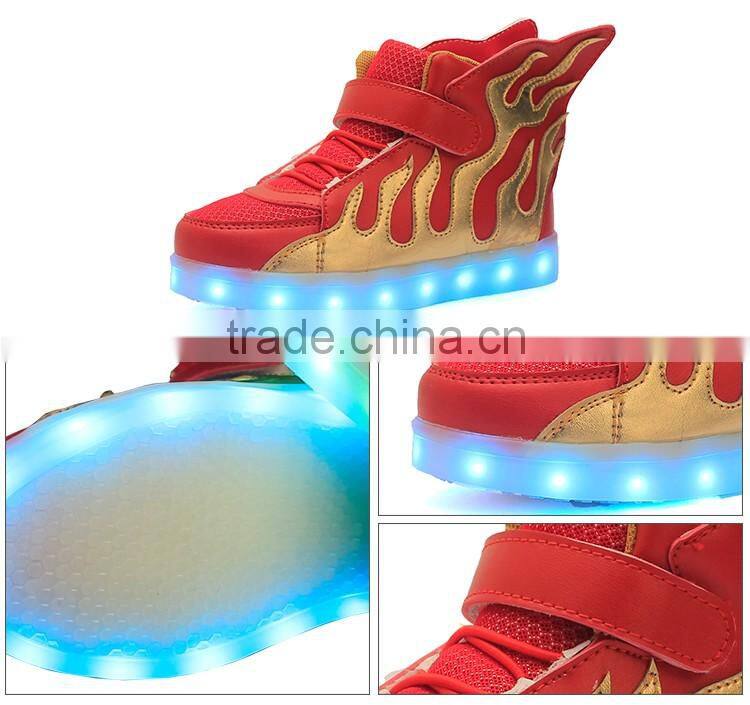 2016 The Newest Durable And Fashionable Kid LED Light Up Shoe
