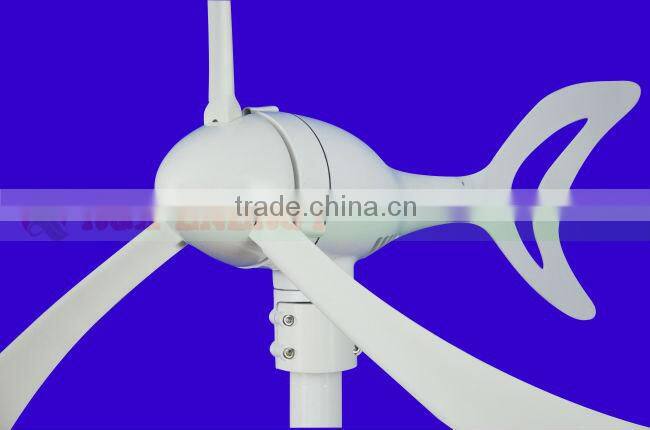Small wind generator 300W Dolphin. Combine with wind controller and inverter.