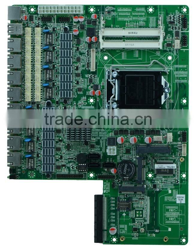 H87 Chipset 8 ethernet Firewall motherboard support cpu LGA1150 socket