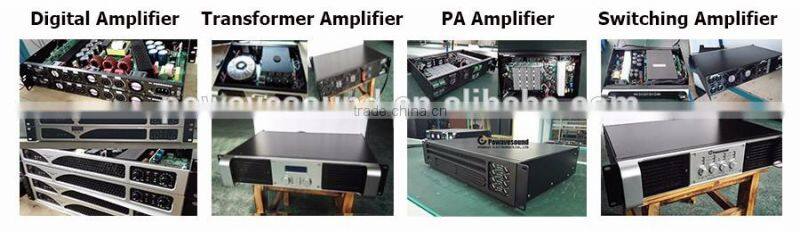 DA-1000 Powavesound class d power amplifier 1000W 1U amplifier class d