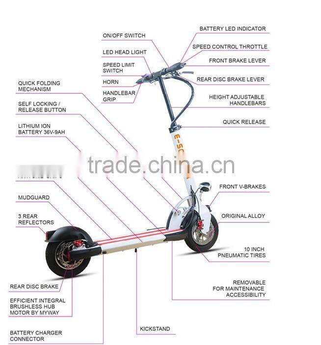 Outdoor sport electric chariot foldable balance scooter for adult