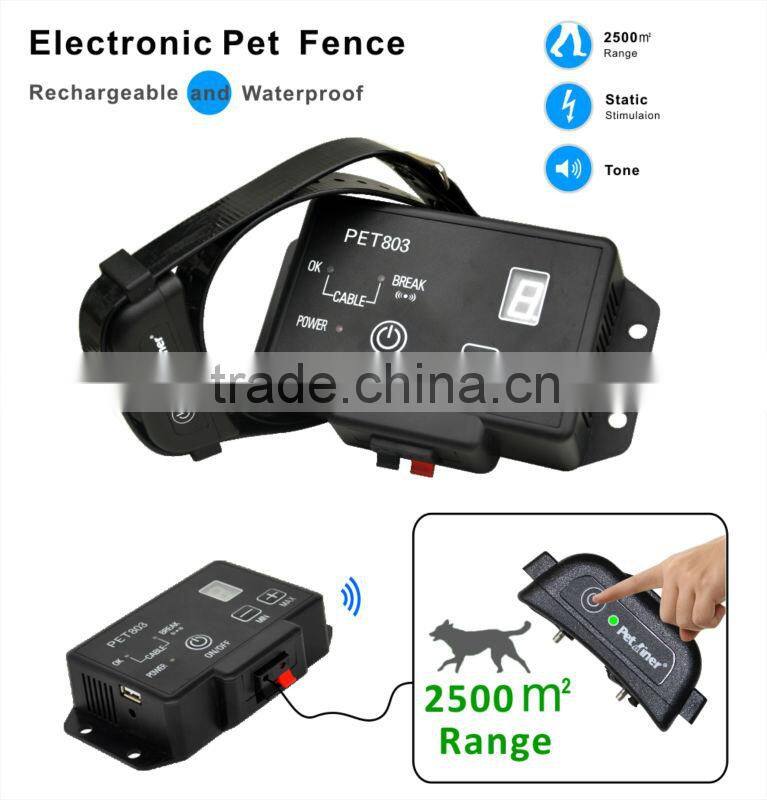 Hot Selling Dog Fencing Device Safe Electric Wireless Pet Fence