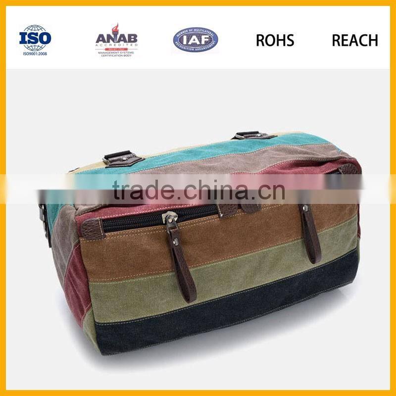 Fashionable Colorful Canvas Travel Bag Handbags Diaper Bag Leisure Bag