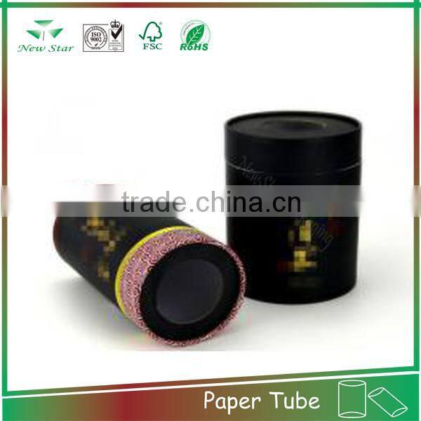 wholesale high-end design round cardboard paper composite tue can OEM