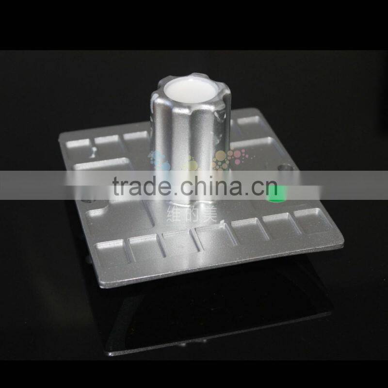 Square aluminum red Epistar LED cat eye reflector solar LED road stud