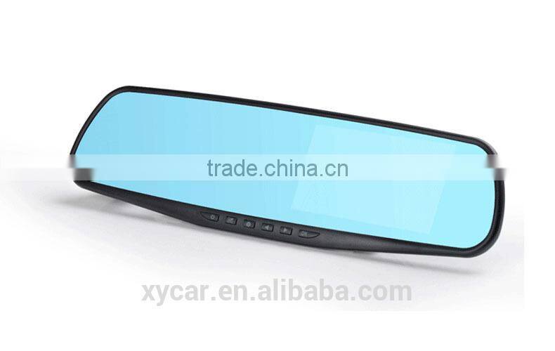 4.3 inch car mirror Dual cameras rearview mirror car DVR, car camera rearview XY-9064D