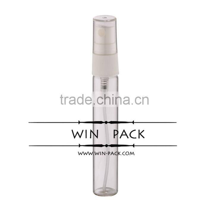 7ml 8ml 10ml 12ml 15ml clear glass pefume spray vials with white plastic cap, sprayer bottle manufacturer