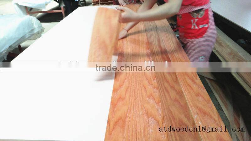 Natural red oak mdf