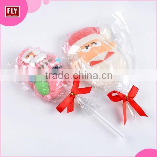 Christmas Decoration Tree / Snowman Shaped Marshmallow Lollipop